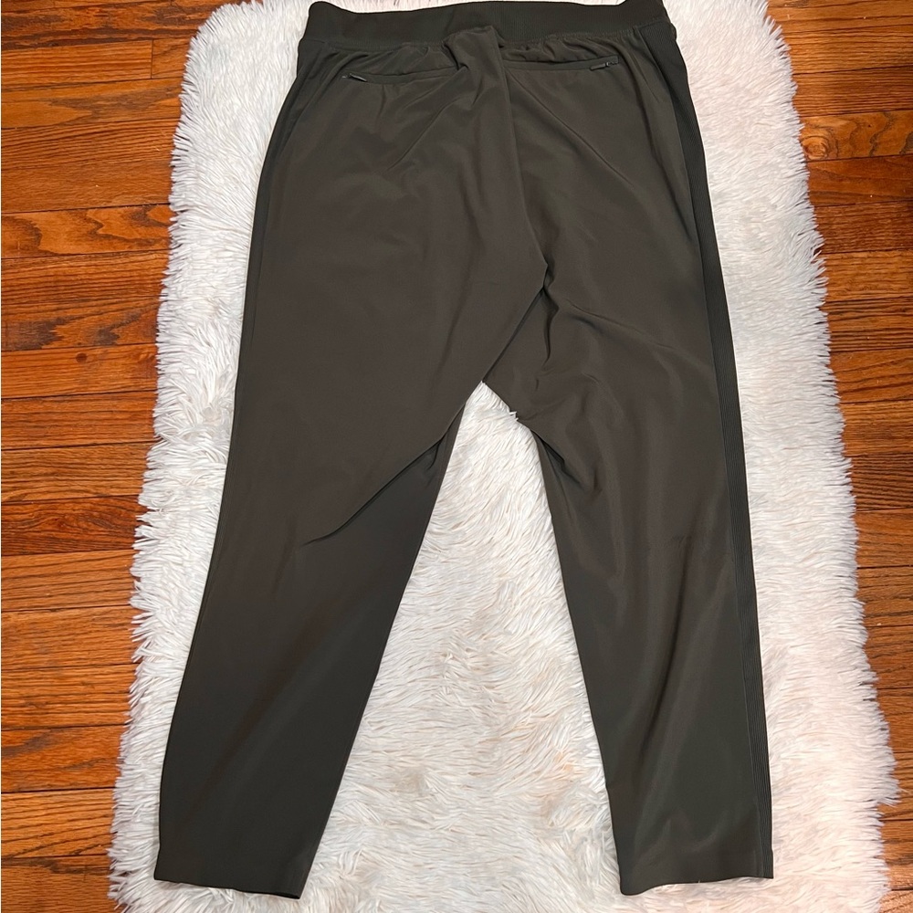 Athleta Olive Green Track Jogger Pants - Picture 13 of 15